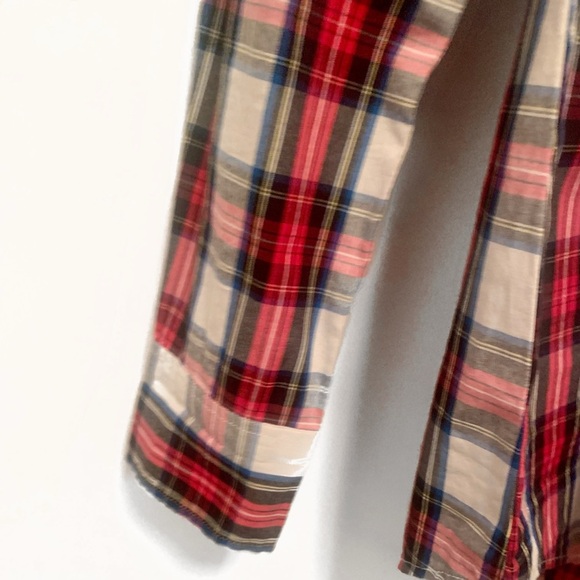 J.Crew Factory - Plaid cotton poplin shirt in signature fit- XS NWT - Picture 11 of 15